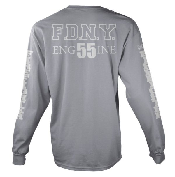 FDNY ENGINE 55 GRIS (CAMISETAS)